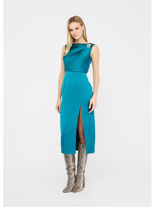Abito midi elegante in raso LIU JO | CF5335T2956/X0215